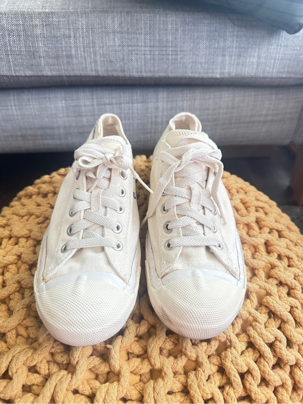 Diesel Men's Athletic Sneakers in Off-White